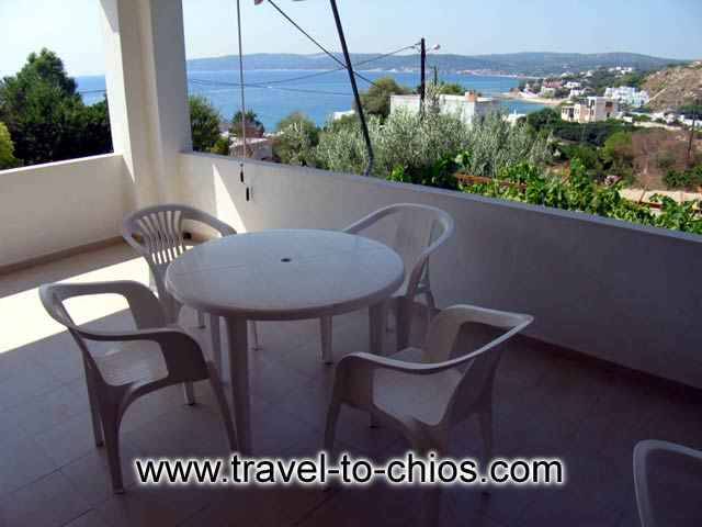 Vassilikos Apartments balcony image CLICK TO ENLARGE